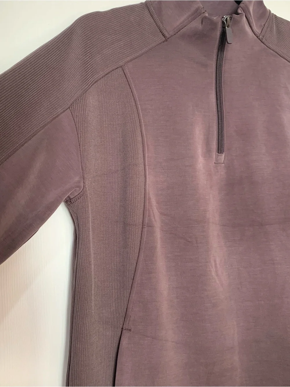 Lululemon Large Softstream Long Sleeve 1/4 Zip Tunic Dress in Espresso.